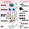 8-20mm 261 PCS Amigurum Safety Eyes for Crochet Animals (Colorful) 7.68 x 5.9 x 1.42 inches
